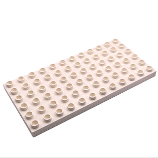 DUPLO® Plate 6 x 12, Part# 4196 Part LEGO® White