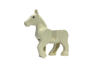 Horse, Movable Legs with Black Eyes and White Pupils Pattern, 10352c01pb09 Minifigure LEGO®