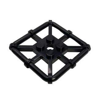 Plate, Modified 2 x 2 with Bar Frame Square, Part# 30094 Part LEGO® Black