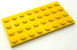 Plate 4x8, Part# 3035 Part LEGO® Yellow  