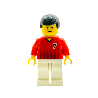 Soccer Player - Red and White Team, soc138 Minifigure LEGO®