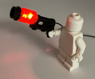 Toxikita Pistol w/ Flashing LED Lights, USB & DIY System, LW-70169, LW-70163 Custom Parts United Brick Co® LW-70169 - Neon Orange