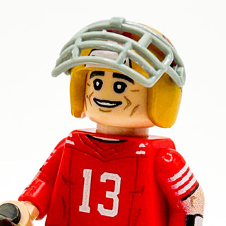 #13 QB Prudy San Francisco Football Player Minifig - B3 Customs Custom Minifigure B3 Customs