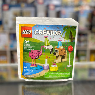 Cute Animal Birthday Party paper bag, 30715 - LEGO® Creator set