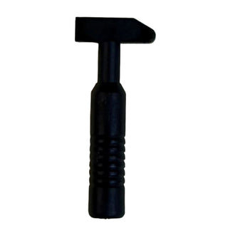 Minifigure Utensil Tool Cross Pein Hammer - 6-Rib Handle Part# 6246b Part LEGO® Black