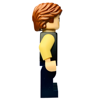 Han Solo, Dark Blue Legs, Vest with Pockets, Wavy Hair, sw0771 Minifigure LEGO®