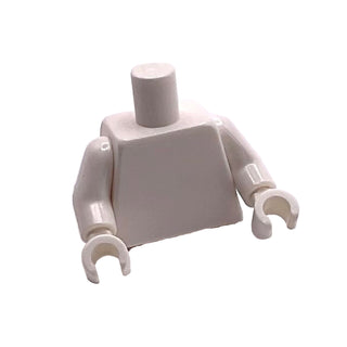 Torso Plain/Arms/Hands, Part# 973c000 Part LEGO® White