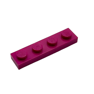 Plate 1x4, Part# 3710 Part LEGO® Magenta 1 Part