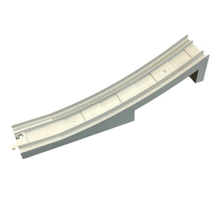 Duplo, Train Track Bridge End Section with Large Bottom Support, Part# 6392 Part LEGO® Light Bluish Gray Very Good