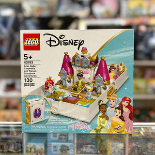 Ariel, Belle, Cinderella and Tiana's Storybook Adventures, 43193 Building Kit LEGO®