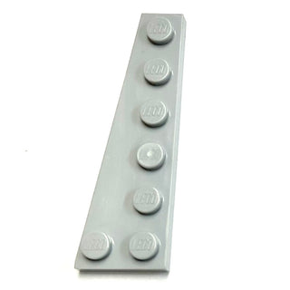 Wedge, Plate 6 x 2 Left, Part# 78443 Part LEGO® Light Bluish Gray