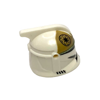 Minifigure, Headgear Helmet SW Clone Trooper with Holes, Clone Gunner Phase 1 Pattern, Part# 61189pb06 Part LEGO®