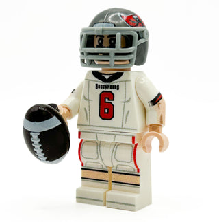 #6 QB Mayfield, Tampa Bay Football Player Minifig - B3 Customs Custom minifigure B3 Customs