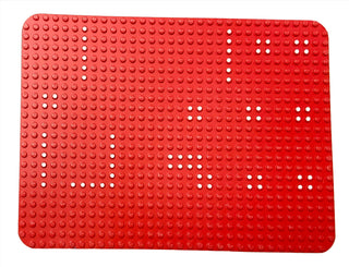 Baseplate 24x32 with Set 358 Dots Pattern, Part 10p03 Part LEGO® Very Good  