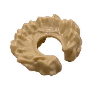 Minifigure Neck Collar Fur, Textured (Bird Nest), Part# 26066 Part LEGO® Tan