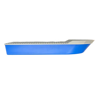 Boat, Hull Unitary 41x12x5 with Light Bluish Gray Top, Part# 23997c01 Part LEGO® Blue Very Good