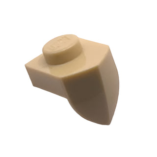 Plate, Modified 1x1 with Tooth Vertical, Part# 15070 Part LEGO® Tan 1 Part