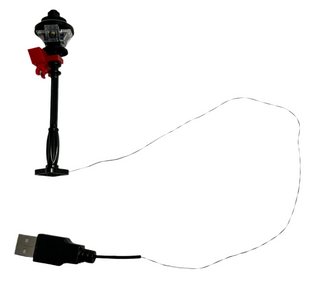 Light-Up Winter Village Lamp Post, USB, ACC-WV Light up kit United Brick Co®
