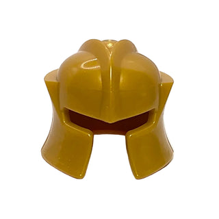 Castle Barbute Helmet (LEGO® Minifigure Headgear), Part# 48493 Part LEGO® Pearl Gold