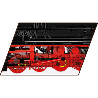 DR BR 52 Steam Locomotive & Railway Semaphore Train Engine: COBI Set #6287 Building Kit Cobi Toys