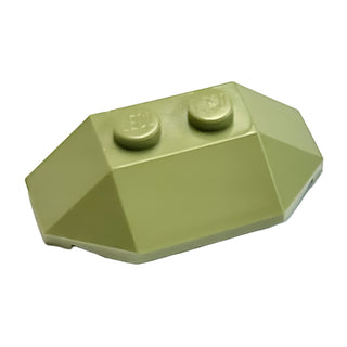 Wedge 2 x 4 Triple, Part# 47759 Part LEGO® Olive Green