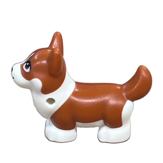 Friends Waffles Dog, Mini Doll Style, Corgi, 109845pb02 - LEGO® Friends Animal