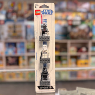 Magnet Set, Minifigures SW (3) - Darth Vader, Snowtrooper, Shadow Trooper - with 2 x 4 Brick Bases blister pack - LEGO® Star Wars Magnet Set