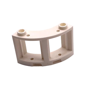 Window 3 x 3 x 2 Round Corner, Part# 73878 Part LEGO® White