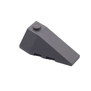 Wedge 4 x 2 Triple Right, Part# 43711 Part LEGO® Dark Bluish Gray