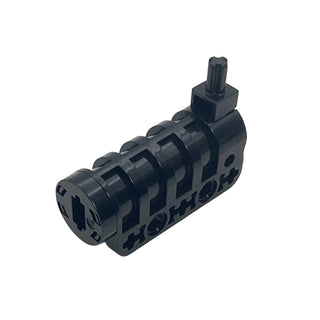 Projectile Launcher, Cannon, Round Bottom with (Same Color) Tip and Trigger, Part# 32074c01 Part LEGO® Black