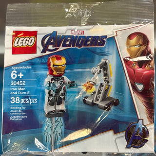 Iron Man and Dum-E polybag, 30452 Building Kit LEGO®