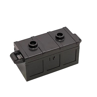 Container, Treasure Chest with Slots in Back and (Same Color) Flat Lid (4738a / 80835), Part# 4738ac03