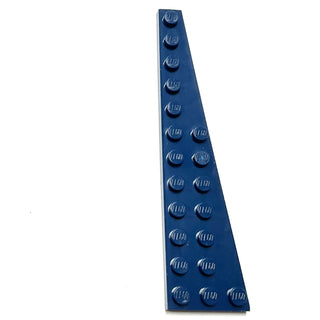 Wedge, Plate 12 x 3 Right, Part# 47398 Part LEGO® Dark Blue