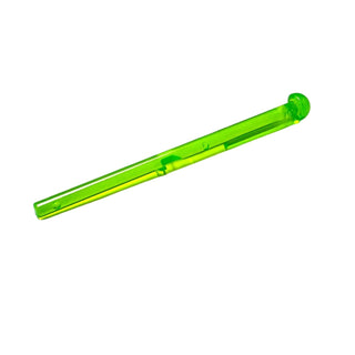 Projectile Launcher, Bar 8L with Round End, Part# 15303 Part LEGO® Trans-Bright Green  