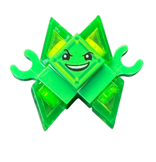 Kryptomite - Green, Small Crystals (Slopes), Hands, shg034 Minifigure LEGO®