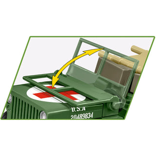 JEEP Medical MB Vehicle, WWII: COBI Set #2295 Building Kit Cobi Toys