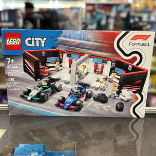 F1® Garage & Mercedes-AMG & Alpine Cars, 60444 Building Kit LEGO®