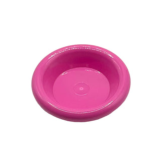 Minifigure Utensil Dish 3x3, Part# 6256 Part LEGO® Dark Pink