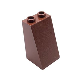 Slope 75 2x2x3 - Hollow Studs, Part# 3684a Part LEGO® Reddish Brown