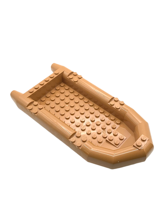 Boat, Rubber Raft, Large, Part# 62812 Part LEGO® Medium Nougat