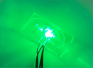 1x2 Light-Up Plate, DIY System, Reconnectable, LS1x2P-LA Custom Parts United Brick Co®