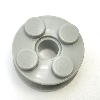 Wheel FreeStyle with Technic Pin Hole, Part# 6248 Part LEGO® Light Bluish Gray