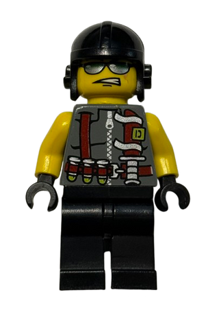 Viper - Knife Torso, din004 - LEGO® Dino Attack/Dino 2010 Minifigure