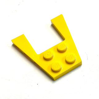 Wedge, Plate 4 x 4, Part# 43719 Part LEGO® Yellow
