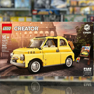Fiat 500 {Bright Light Yellow Edition}, 10271 - LEGO® Creator Expert Set Building Kit LEGO® As-is, Incomplete (Read Condition Guide)