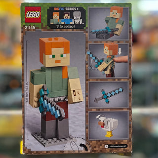 Minecraft Alex BigFig with Chicken, 21149 - LEGO® Minecraft Set