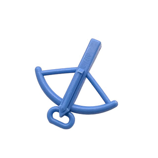 Minifigure, Weapon Crossbow, Part# 2570 Part LEGO® Medium Blue