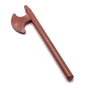 Minifigure Weapon, Axe/Halberd, Part# 3848 Part LEGO® Reddish Brown