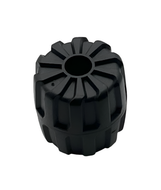 Wheel Hard Plastic Small (22mm D. x 24mm) Part# 6118 Part LEGO® Black Very Good