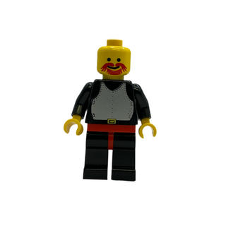 Black Knights-Breastplate - Armor over Black, Dark Gray Helmet, Black Visor, Yellow Dragon Plumes, Cas166 Minifigure LEGO®
